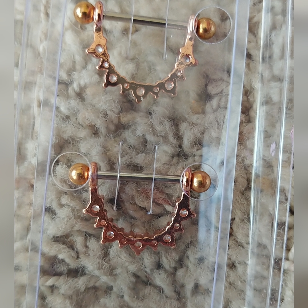 Rose Gold & Rhinestone - Picture 4 of 4